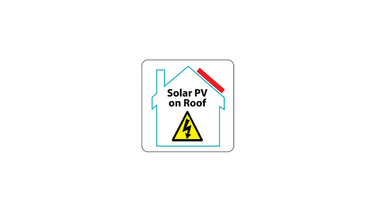 roof hazard label
